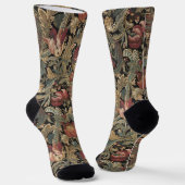 1918  Rich Floral Tapestry Brocade Damask Sokken (Gebogen)