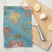 1918  Rich Floral Tapestry Brocade Damask Theedoek (Quarter Fold)