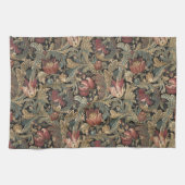 1918  Rich Floral Tapestry Brocade Damask Theedoek (Horizontaal)