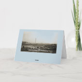 1918 WASHINGTON DC DEBRIS FIELD LINCOLN MONUMENT KAART (Achterkant)