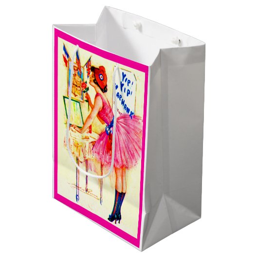 1918 Yip Yaphank playbill afdruk Medium Cadeauzakje (Voorkant Gekanteld)