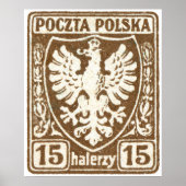 1919 15h Poolse adelmop Poster (Voorkant)