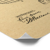 1919 Flying Machine Seaplane Patent Drawing Print (Hoek)