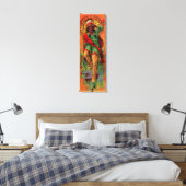 1919 Indische inheemse illustratie Canvas Afdruk (Insitu (Slaapkamer))