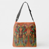 1919 Indische inheemse illustratie Crossbody Tas (Achterkant)