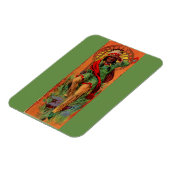 1919 Indische inheemse illustratie Magneet (Linkerzijde)