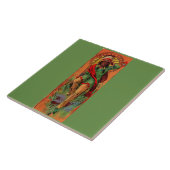 1919 Indische inheemse illustratie Tegeltje (Zijkant)