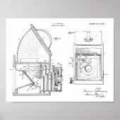 1919 Kunsttekenafdrukken voor vouwcamera Poster (Voorkant)