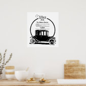 1919 Milburn Electric Car vintage and Print (Keuken)