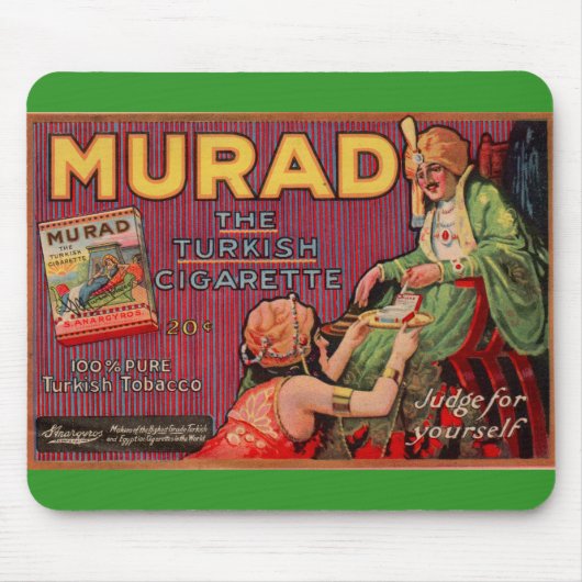 1919 Murad sigaretten advertentie Muismat (Voorkant)