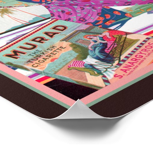 1919 Murad Turkse tabak Poster (Hoek)