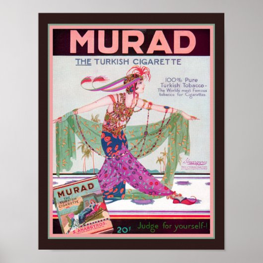 1919 Murad Turkse tabak Poster (Voorkant)