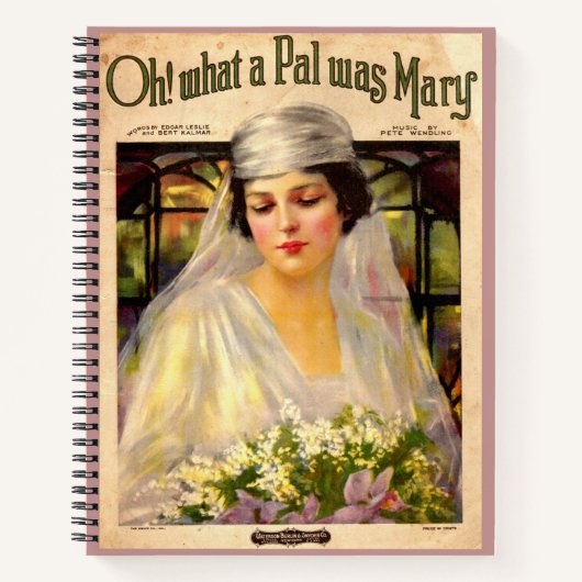 1919 O! Wat een Mary-liedje van Pal was Notitieboek (Voorkant)
