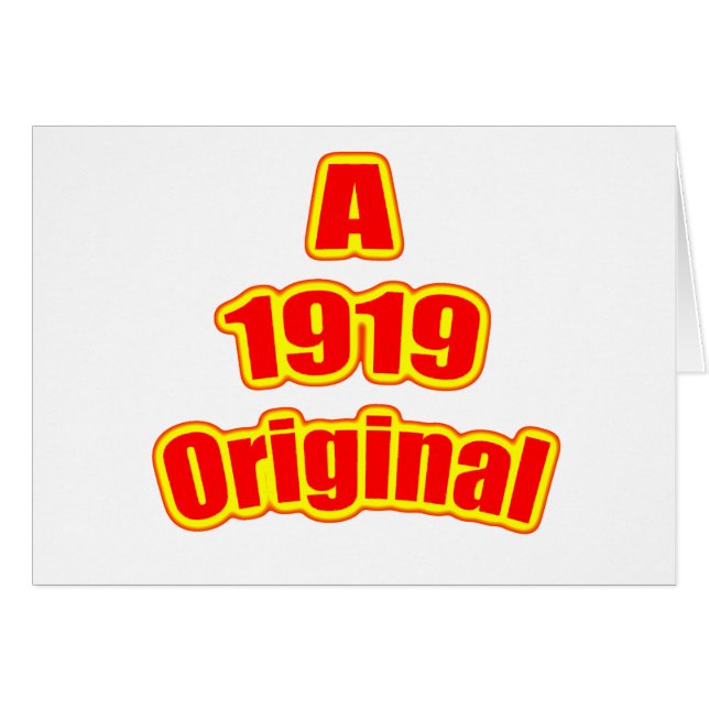 1919 Origineel Rood (Voorkant Horizontaal)