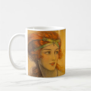 1919 prachtige roodbaars koffiemok