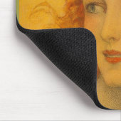 1919 prachtige roodbaars muismat (Hoek)