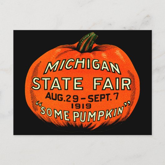 1919 wat pompoen! briefkaart (Voorkant)