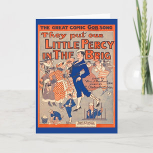 1919 zetten ze ons kleine percy in de Brig Kaart