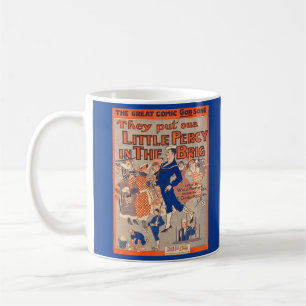 1919 zetten ze ons kleine percy in de Brig Koffiemok