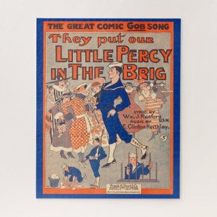 1919 zetten ze ons kleine percy in de Brig Legpuzzel