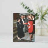 191 Princess Diana - Joan Collins 1990 Briefkaart (Staand voorkant)