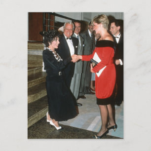191 Princess Diana - Joan Collins 1990 Briefkaart