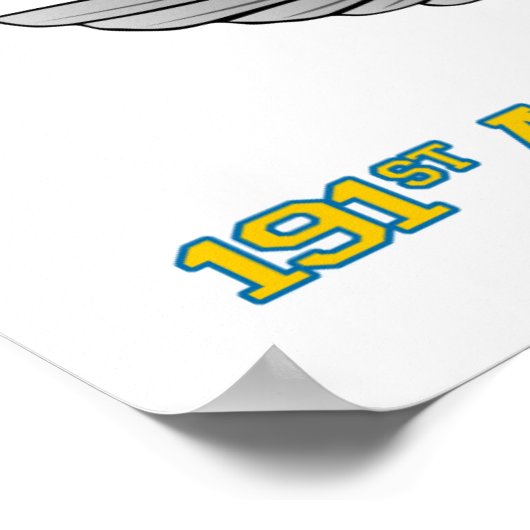 191e AHC - Bemanningsvleugels Poster (Hoek)