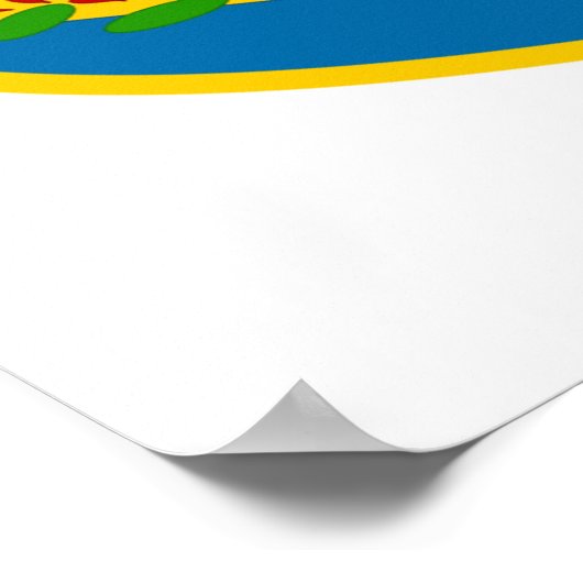 191st AHC Boomerangs alleen patch Poster (Hoek)