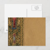 1920 Abstracte achtergrond Briefkaart (Voorkant / Achterkant)