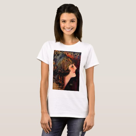 1920 Afdekking van tijdschrift Photoplay T-shirt (Voorkant volledig)
