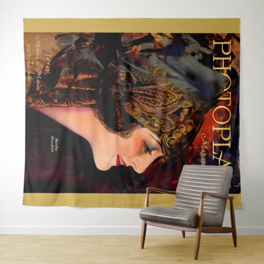 1920 Afdekking van tijdschrift Photoplay Wandkleed (In Situ (horizontaal))