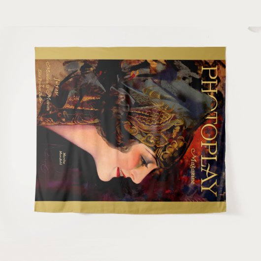 1920 Afdekking van tijdschrift Photoplay Wandkleed (Voorkant (horizontaal))