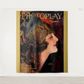 1920 Afdekking van tijdschrift Photoplay Wandkleed (Voorkant)