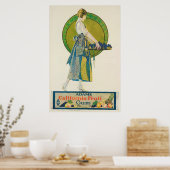  1920-afdrukken en adamfruitgom poster (Keuken)