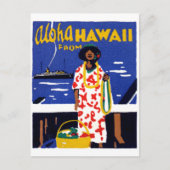 1920 Aloha uit Hawaï Briefkaart (Voorkant)