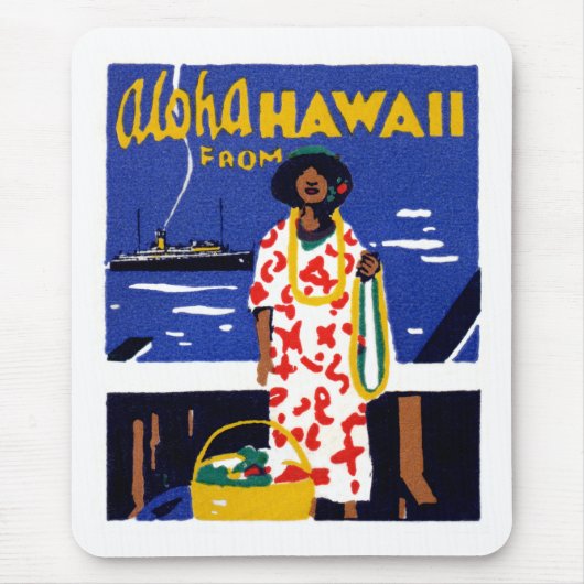 1920 Aloha uit Hawaï Muismat (Voorkant)