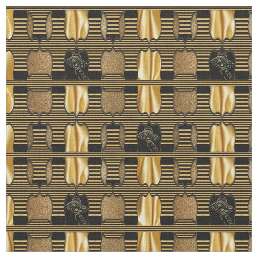 1920 Art Deco-fabric - herhaal ontwerp Stof (Close Up)