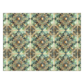 1920 Art Deco Groen Goud Tafelkleed (Voorkant (Horizontaal))
