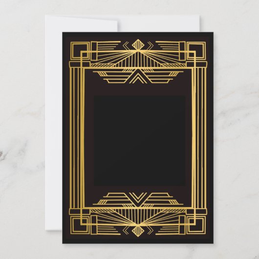 1920 art deco moordmysterie verjaardag kaart (Achterkant)