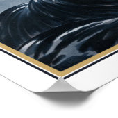 1920. Art Deco "vliegen over de golven" Poster (Hoek)