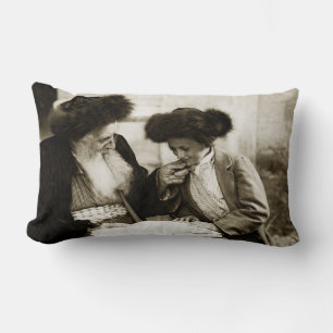 1920 Bestudering van de Thora, sepia afgezwakt Kussen