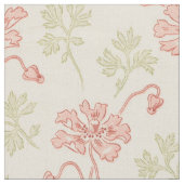 1920 Bleke klaprozen Stof (Close Up)