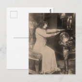  1920 Crystal Ball Fortune Teller Foto Briefkaart (Voorkant / Achterkant)