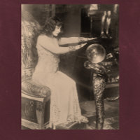  1920 Crystal Ball Fortune Teller Foto