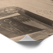  1920 Crystal Ball Fortune Teller Foto Poster (Hoek)