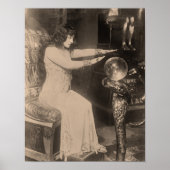  1920 Crystal Ball Fortune Teller Foto Poster (Voorkant)