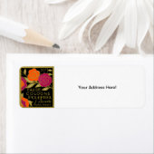 1920 Eau de Cologne Pourprea parfum Etiket (Insitu)