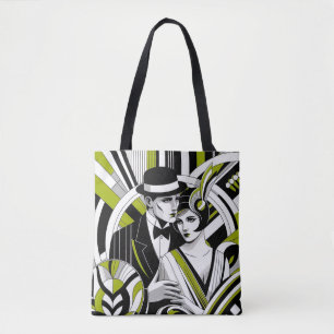 1920 elegantie tote bag