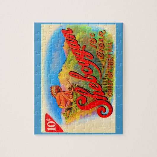 1920-etiket Sheboygan cigar Legpuzzel (Verticaal)