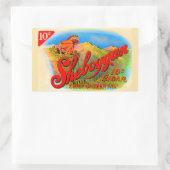 1920-etiket Sheboygan cigar Rechthoekige Sticker (Tas)